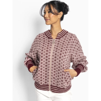 Logo short cardigan