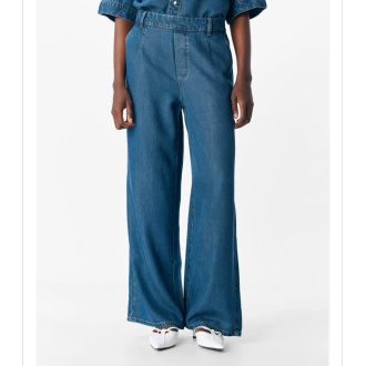 OBJFRAME LISA WIDE MW PANT NOOS