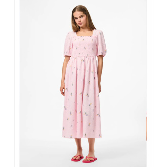 PCJEO SQUARE NECK MIDI DRESS