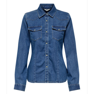 ONLSASIA L/S STRETCH FIT DNM SHIRT