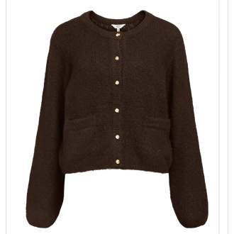 OBJSAGGIA RE L/S KNIT CARDIGAN NOOS