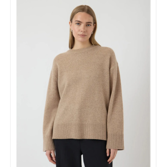 YASNOLA WOOL LS KNIT PULLOVER NEW S.