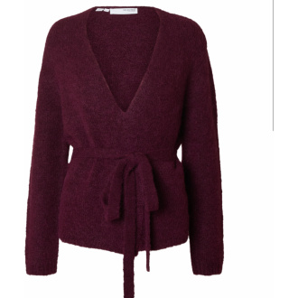 SLFGABELLA LS KNIT BELT CARDIGAN