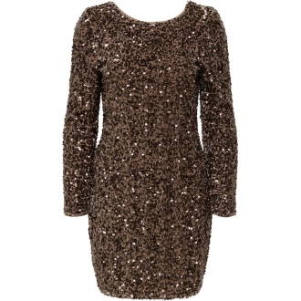 ONLCONFIDENCE L/S DEEP SEQUINS DRESSJRS.