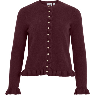 VIJACIA O-NECK FRILL KNIT