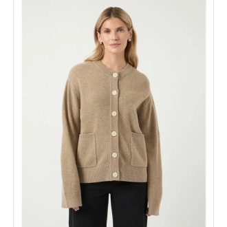 YASNOLA WOOL LS KNIT CARDIGAN S.