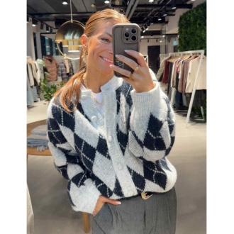 VIKARLEY L/S BUTTON DETAIL CARDIGAN