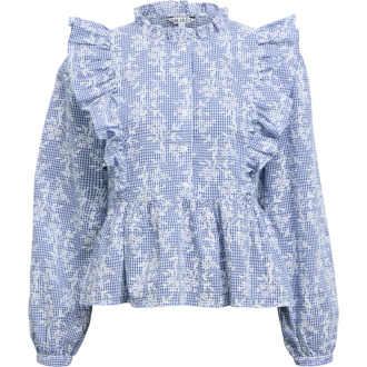 OBJCIARA L/S RE FRILL TOP 143