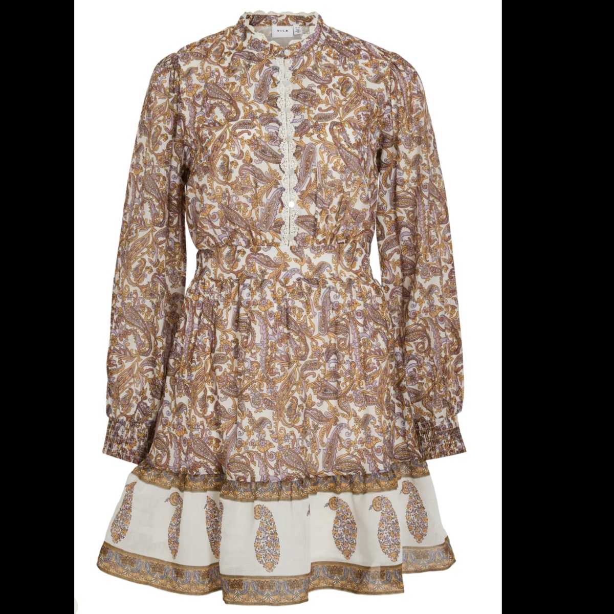 VILYRIDA O-NECK LS SHORT NEW DRESS/LN - Bilde 2