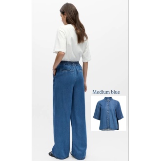 Alternative view of OBJFRAME 2/4 RE DENIM TOP NOOS