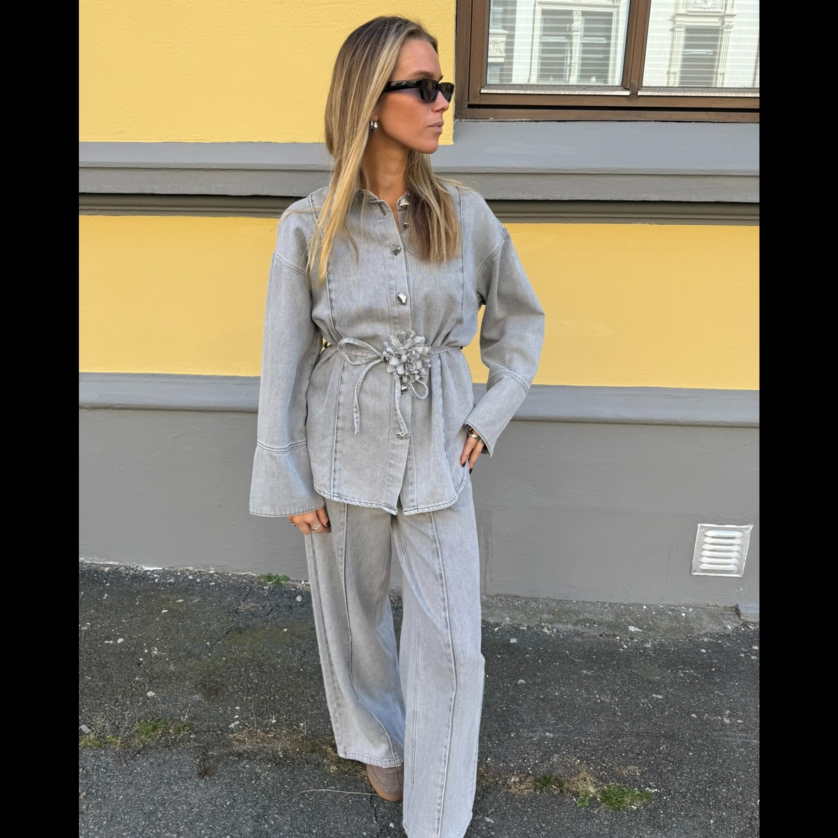 OBJGAIL L/S LO DENIM SHIRT - Bilde 4