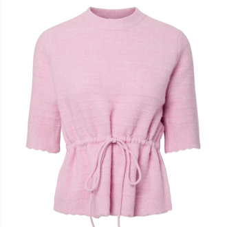 YASTHELLIS SS KNIT PULLOVER