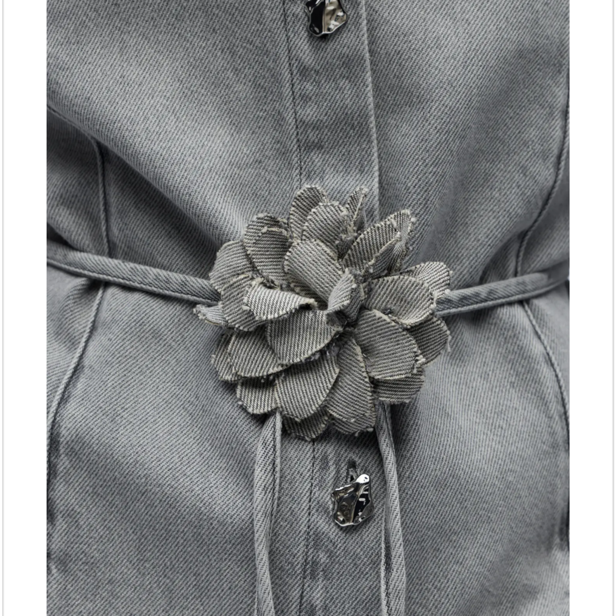 OBJGAIL L/S LO DENIM SHIRT - Bilde 3