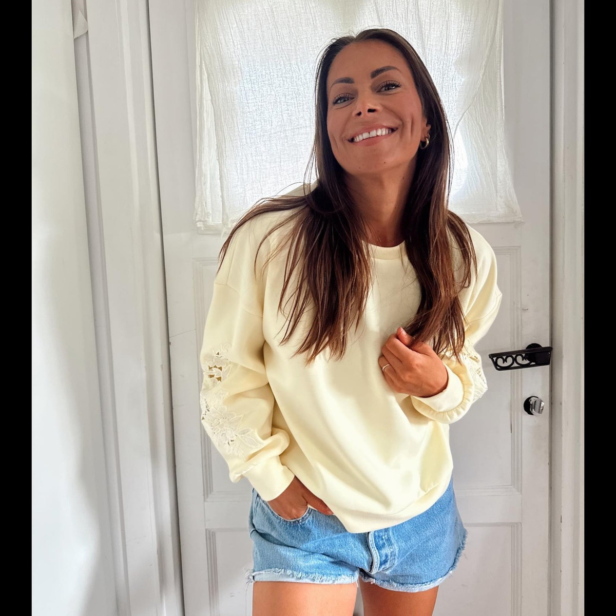 VISIFFI O-NECK L/S SWEAT TOP