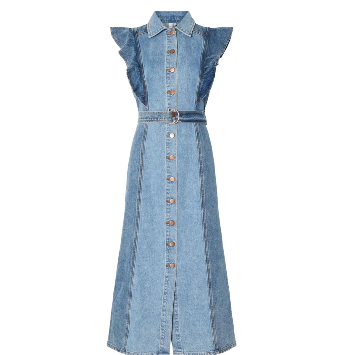 YASCAWI DENIM LONG DRESS