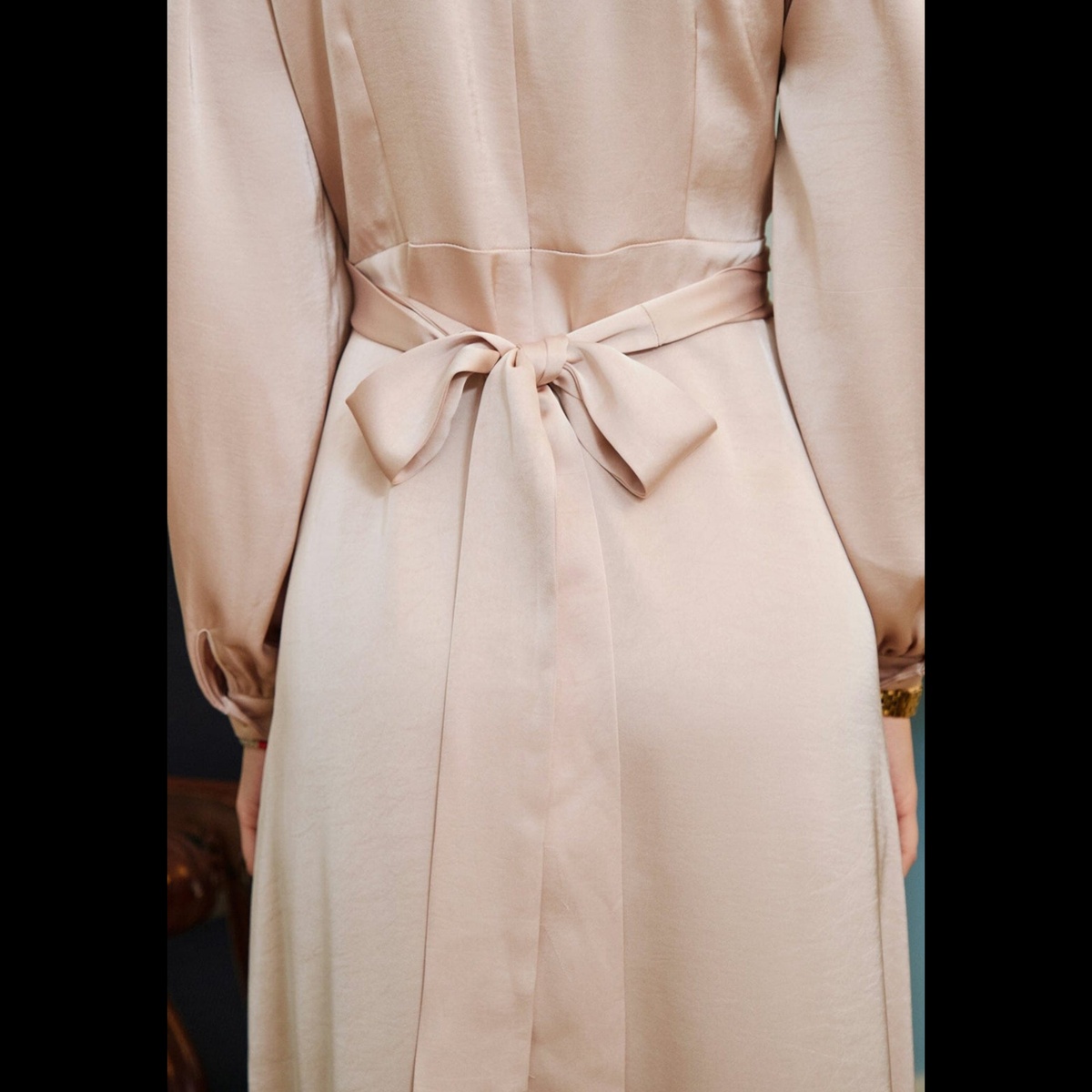 Bretti sateen dress - Bilde 3