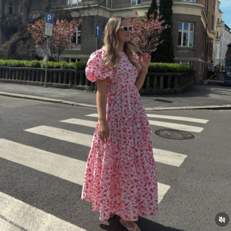 YASCOLEA SS ANKLE DRESS S. NOOS