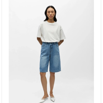 OBJROSIE DENIM LONG SHORTS
