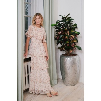 Sable meadow printed dress