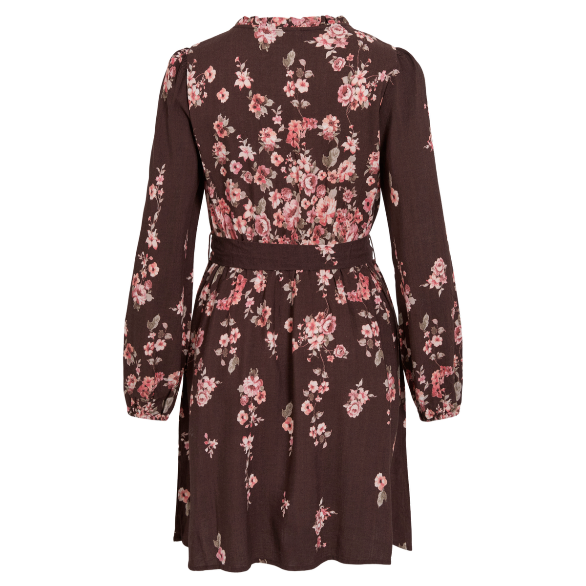 VIELMA BAI O-NECK L/S SHORT DRESS/LN - Bilde 2