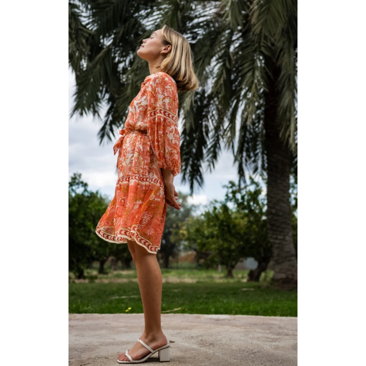 VIPRAYA PRINTED SHORT DRESS - Bilde 4