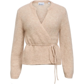 OBJNETE L/S RE TIE CARDIGAN NOOS