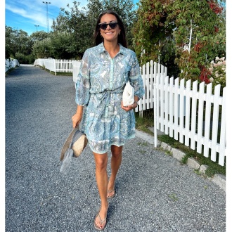 VIPRAYA PRINTED SHORT DRESS