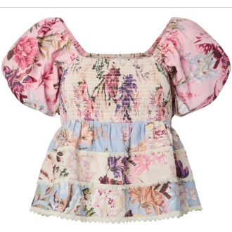 YASMESSA SMOCK TOP