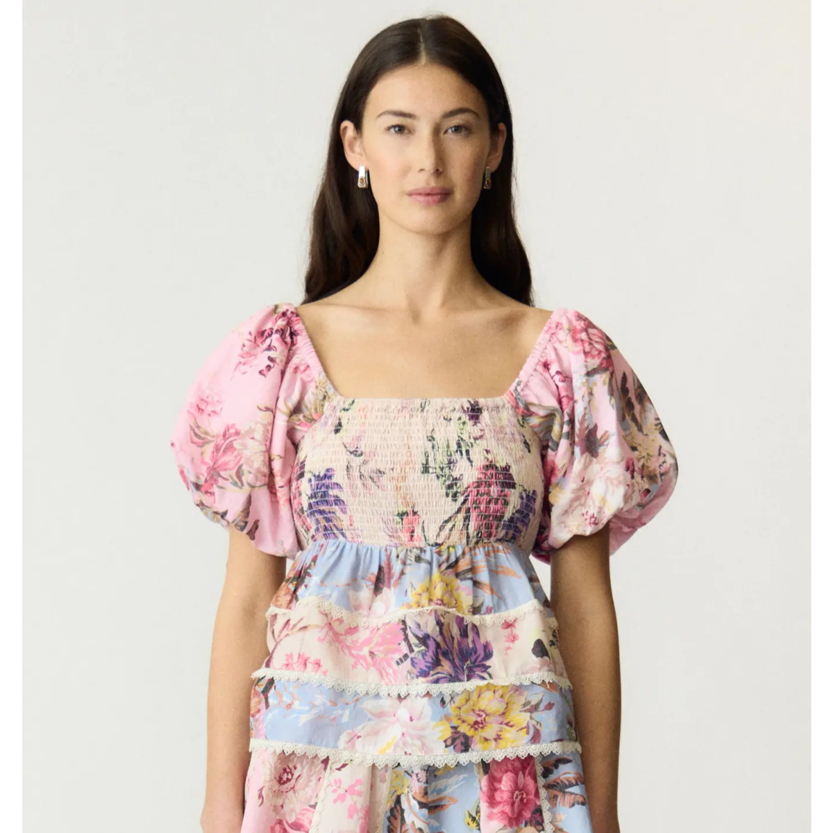 YASMESSA SMOCK TOP - Bilde 2