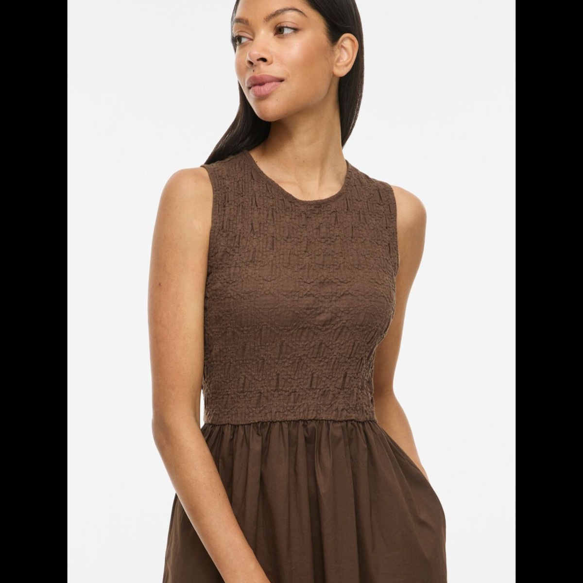 VICARLA O-NECK MIDI DRESS - Bilde 3