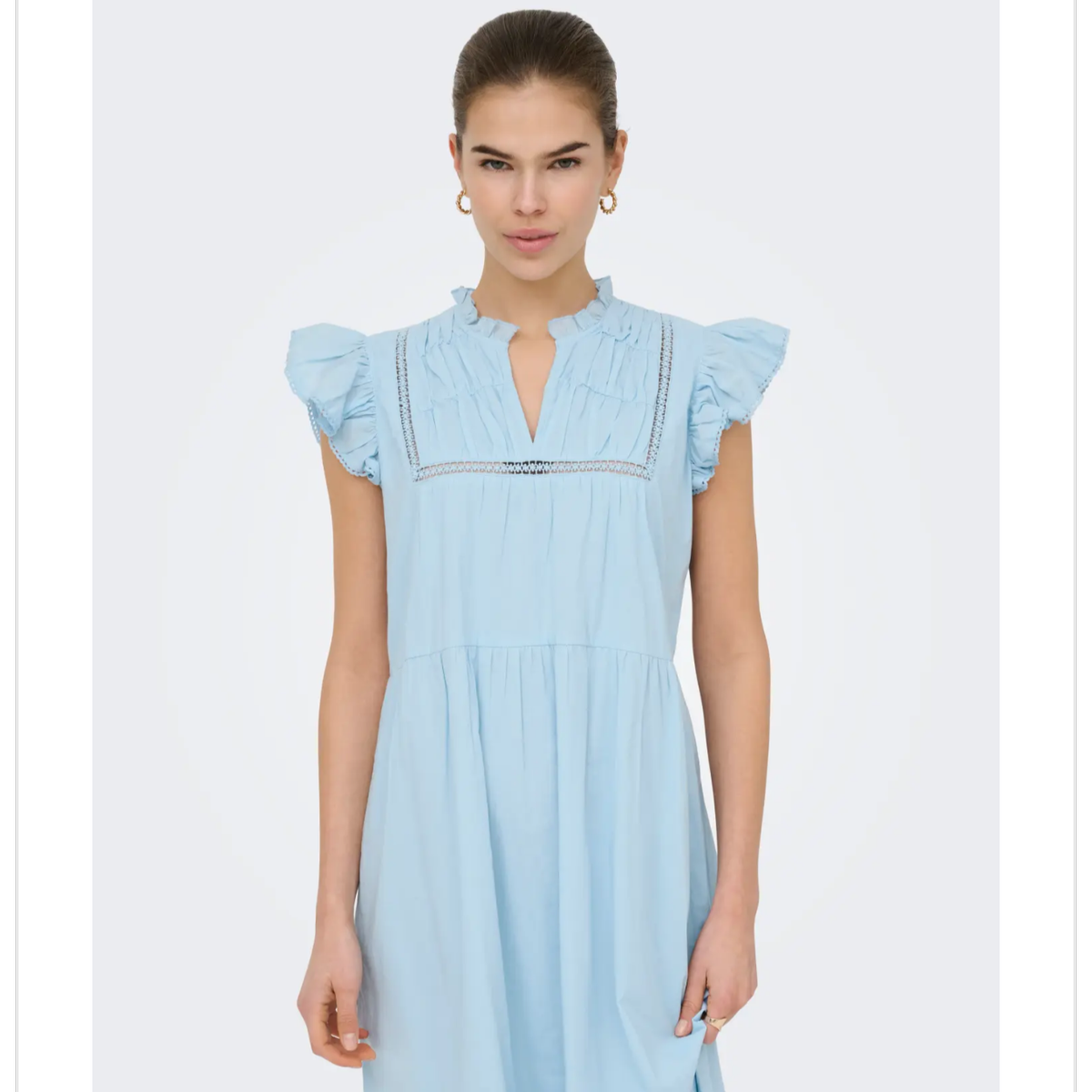 ONLTEA-IDRIS FRILL TAPE DRESS - Bilde 2