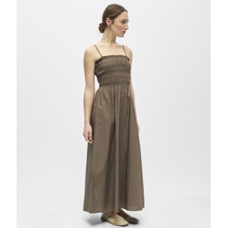 OBJELLY HOPE SMOCK MIDI DRESS