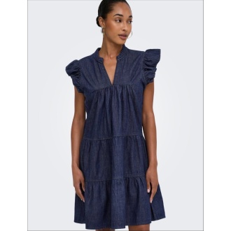 Alternative view of ONLSHANIA FRILL SHORT DNM DRESS
