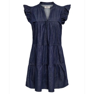 ONLSHANIA FRILL SHORT DNM DRESS