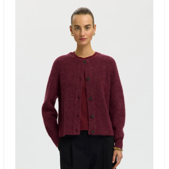 SLWLULU LS KNIT SHORT CARDIGAN NOOS - Bilde 8