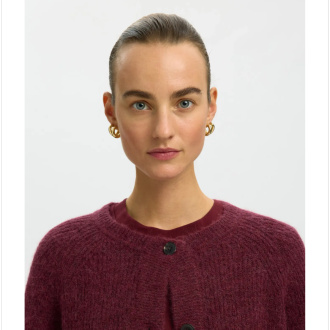 SLWLULU LS KNIT SHORT CARDIGAN NOOS - Bilde 7