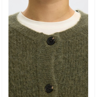 SLWLULU LS KNIT SHORT CARDIGAN NOOS - Bilde 5