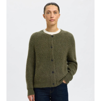 SLWLULU LS KNIT SHORT CARDIGAN NOOS - Bilde 4