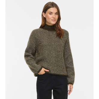 Alternative view of VILORY HIGH NECK L/S KNIT TOP - NOOS