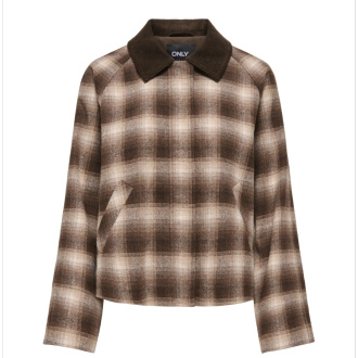 ONLKINE CHECKED CORD JACKET