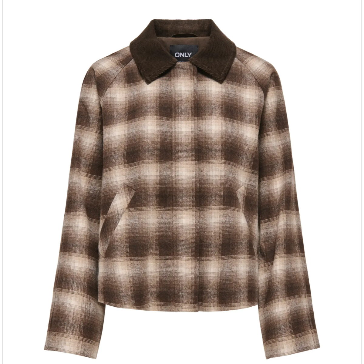 ONLKINE CHECKED CORD JACKET
