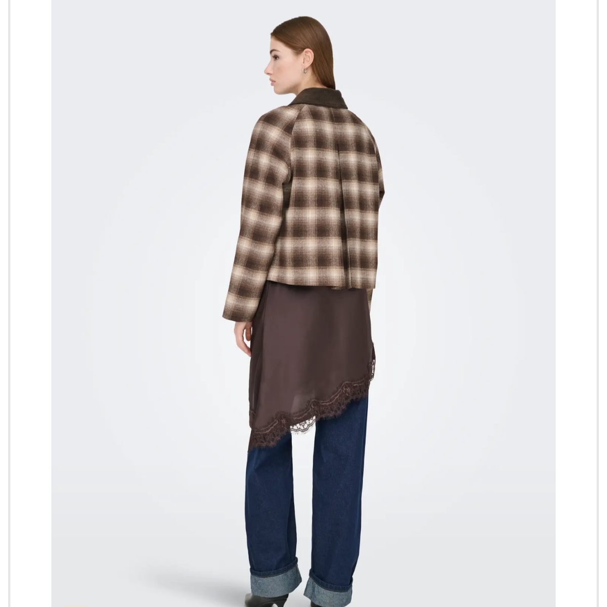 ONLKINE CHECKED CORD JACKET - Bilde 5