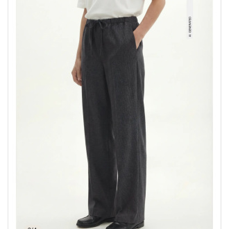 OBJLISA MW TIE WIDE PANT NOOS - Bilde 6