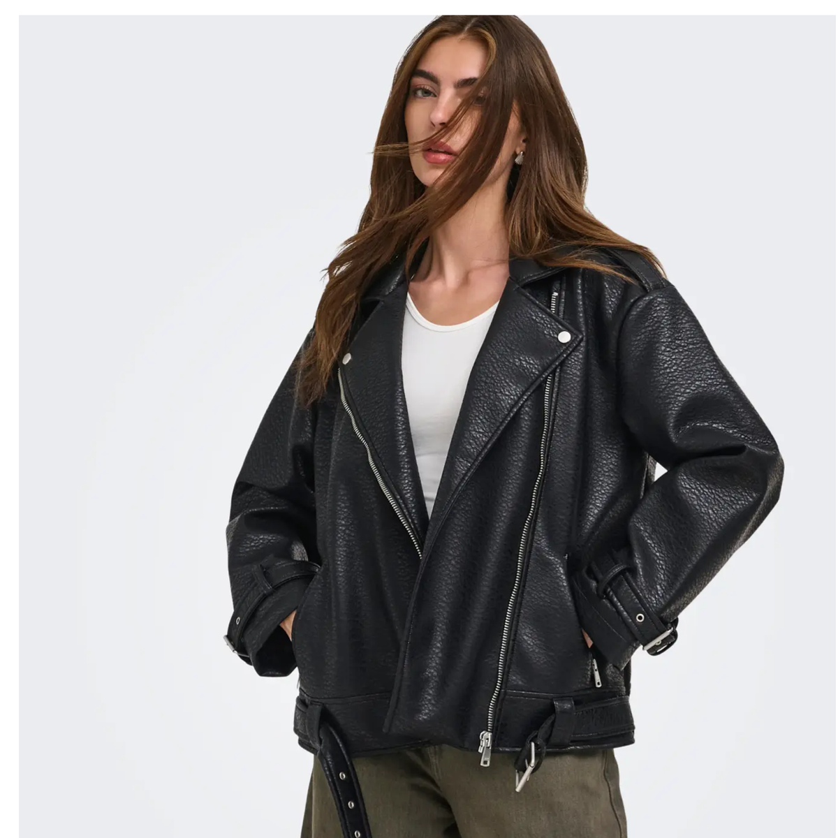ONLSOFT FAUX LEATHER BIKER - Bilde 3