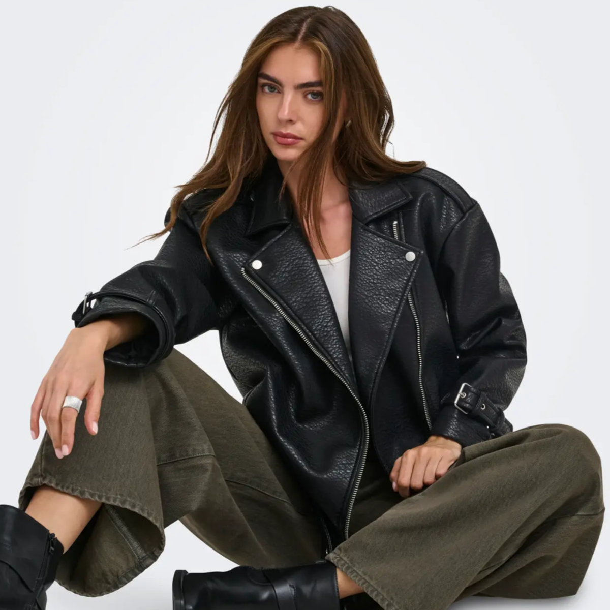 ONLSOFT FAUX LEATHER BIKER - Bilde 4