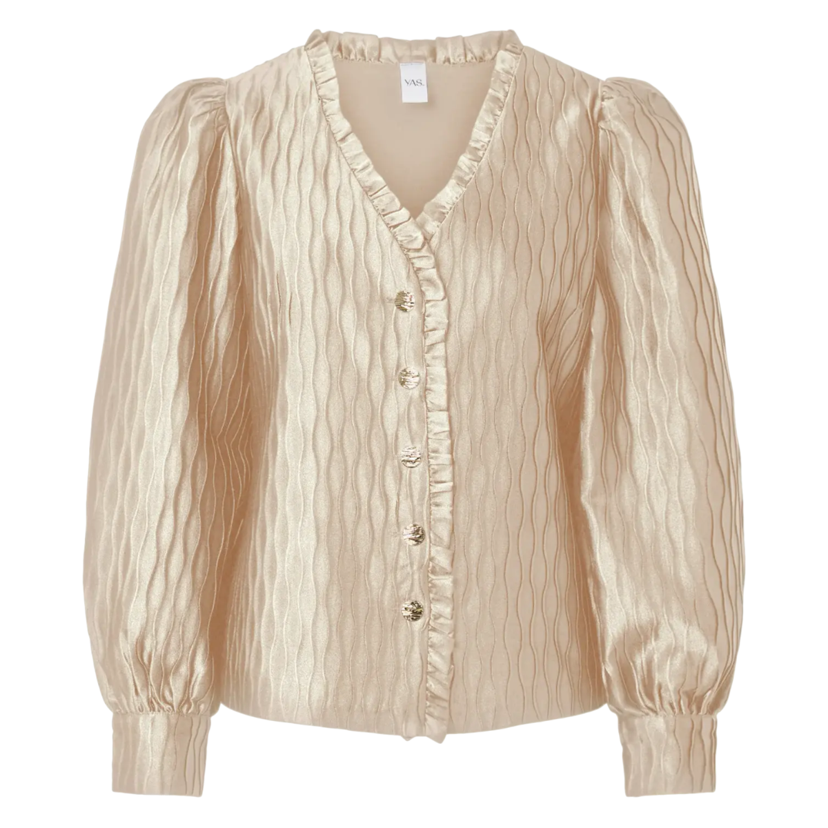 YASRIPPLE LS V-NECK SHIRT S. NOOS