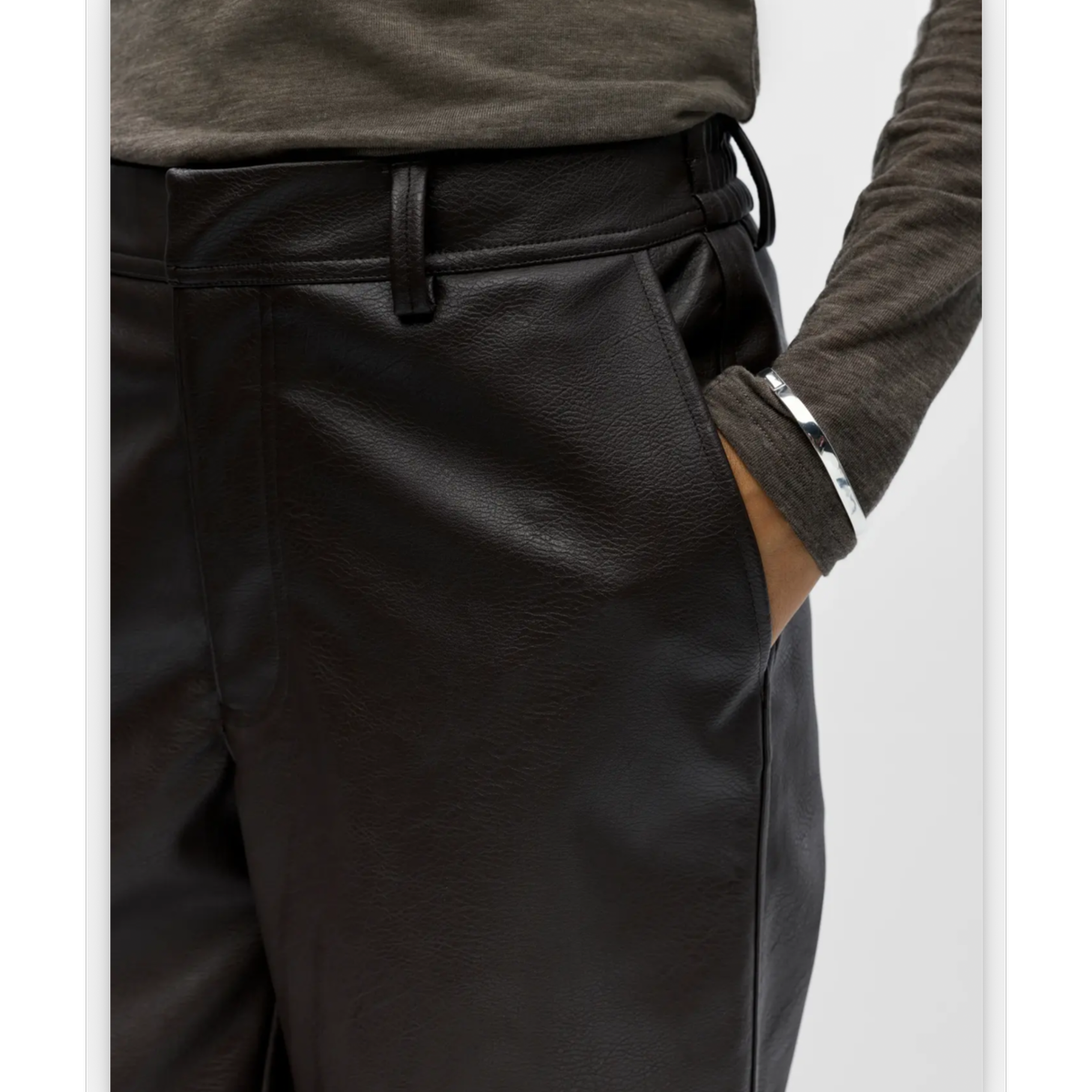 OBJLIVA MW WIDE PANTS - Bilde 4