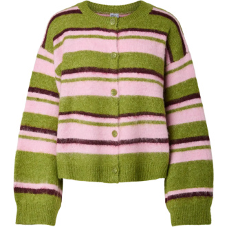 PCADA O-NECK KNIT CARDIGAN
