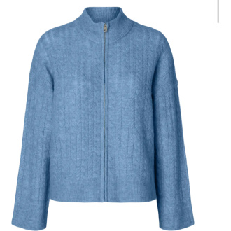 SLWLULU CABLE ZIPPER CARDIGAN