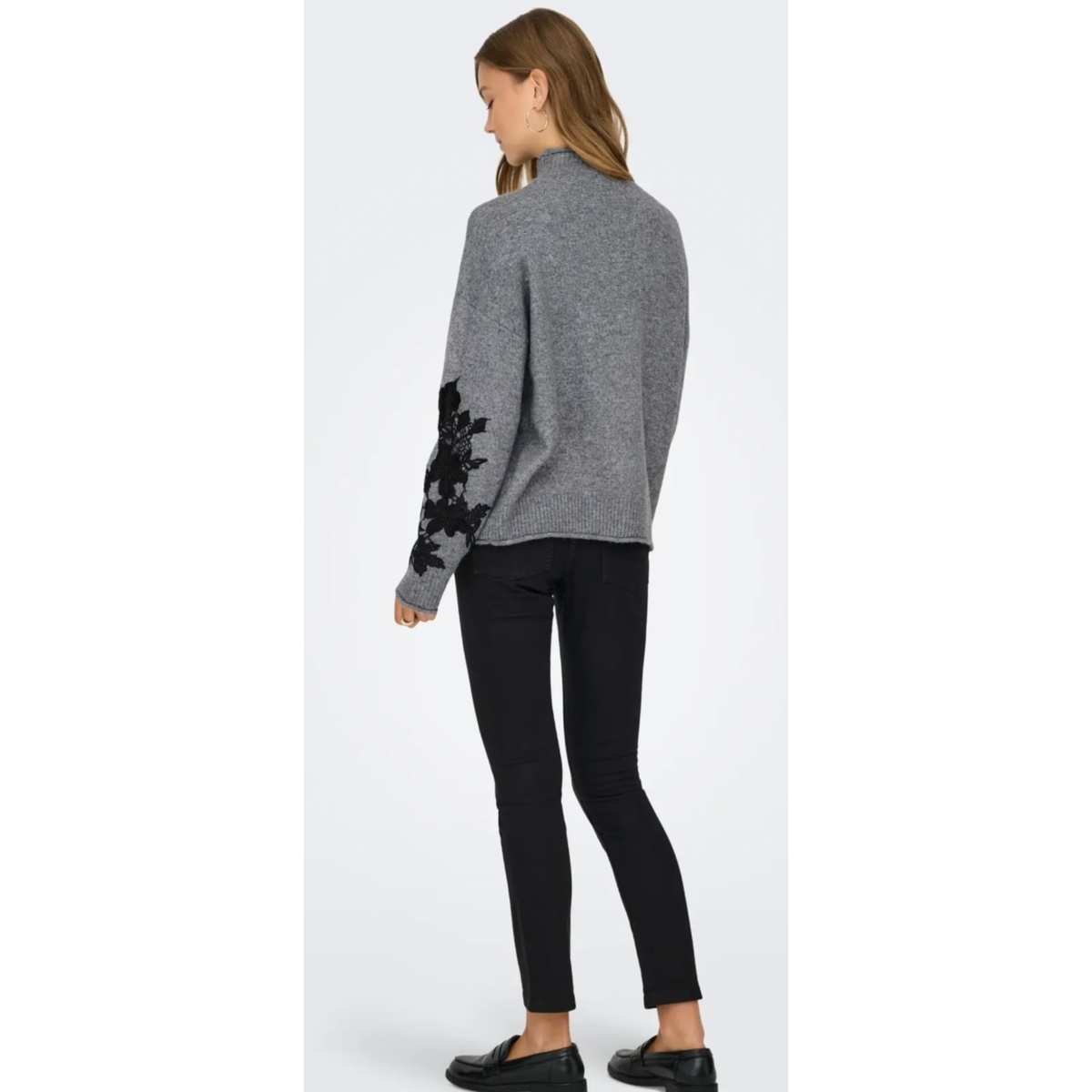 ONLLISA LS HIGHNECK DETAIL KNT - Bilde 3